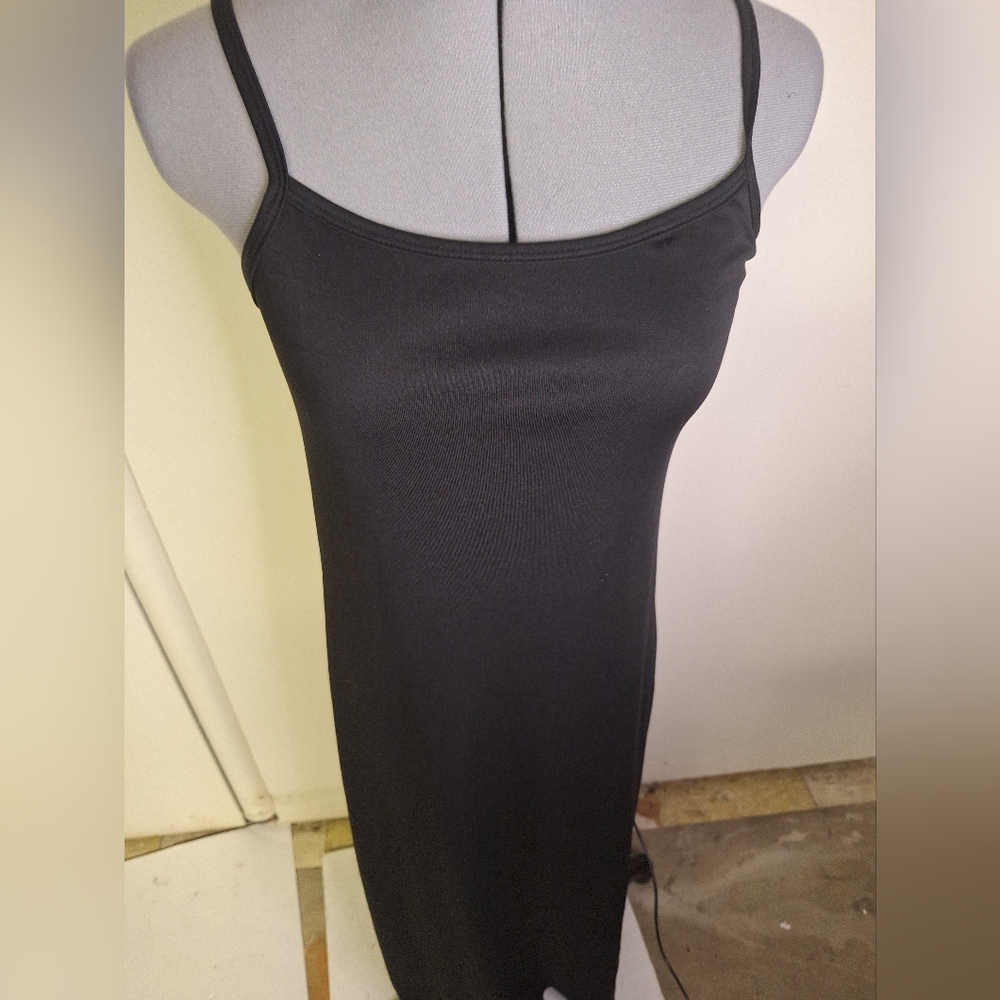 Jalate Vintage  Black Spaghetti-Strap Maxi Dress Size Small
